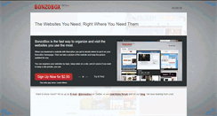 Desktop Screenshot of bonzobox.com